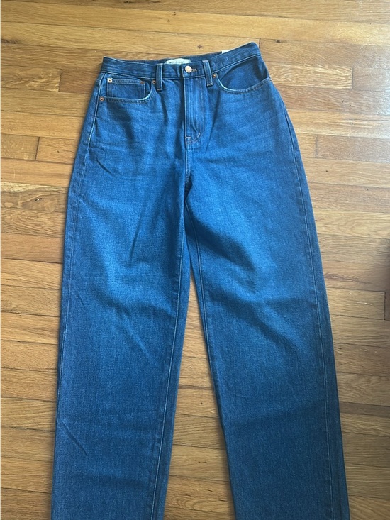 Madewell Denim - NWT MADEWELL High-Rise Straight Leg Jeans in Dark Blue Denim